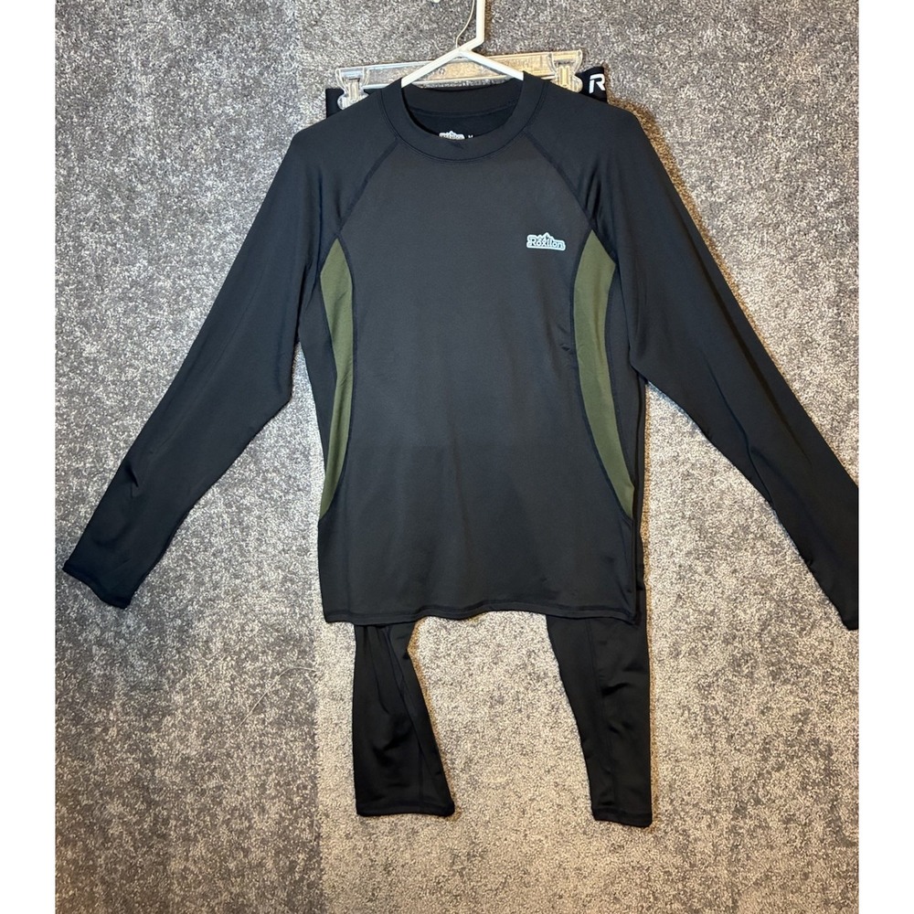 Roxilon Men's Long Sleeve Shirt And Pants Size Medium
